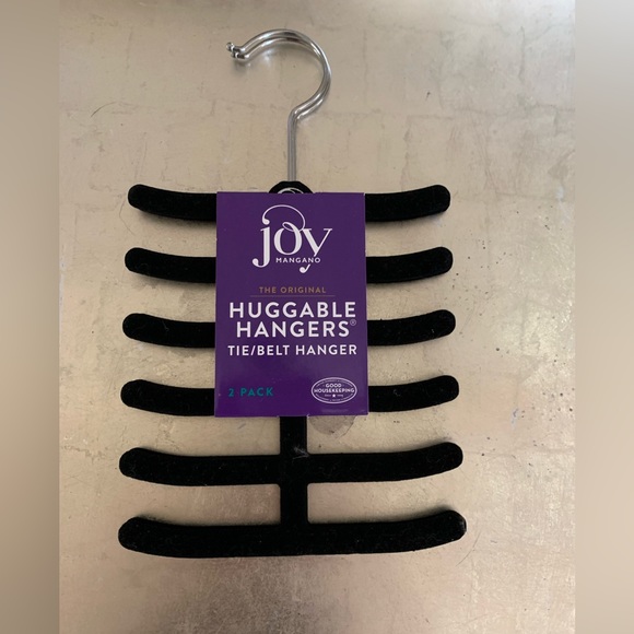 Joy Mangano Storage & Organization Joy Huggable Hangers Tiebelt